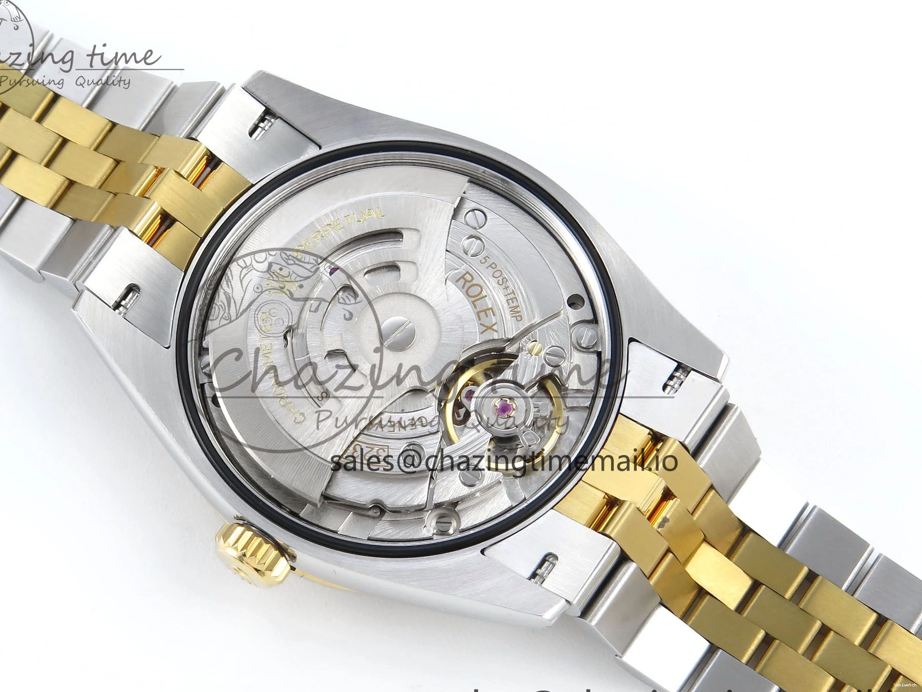 SS Dial YG EWEF Leaf Edition A3235 on Jubilee 126233 36 DateJust Best YG Bracelet 0501